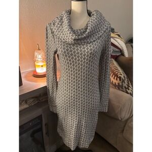 LOFT‎ sweater dress small gray